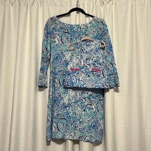 Mommy and me matching Lilly Pulitzer dresses